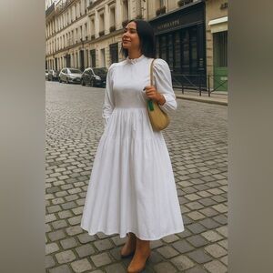 Revolve danielle bernstein Weworewhat poplin puff sleeve dress Feb